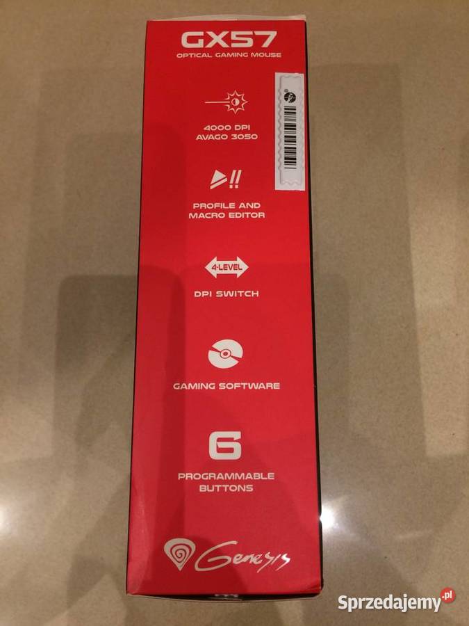 Myszka do komputera Genesis GX57 Optical Gaming Wrocław