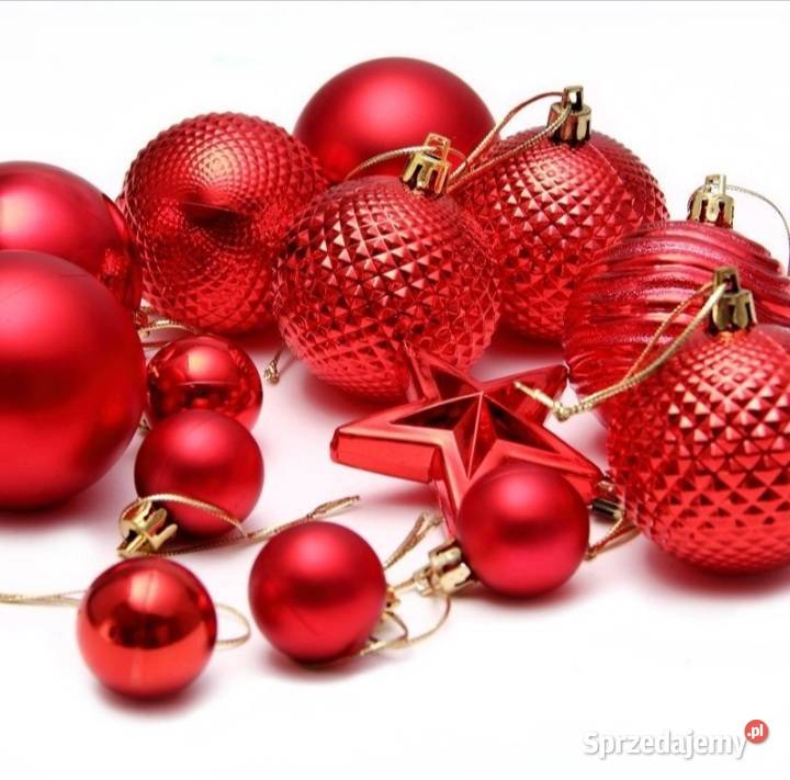 Bombki choinkowe 66 GWIAZDA ŚWIĄTECZNA ZESTAW Suchy Las