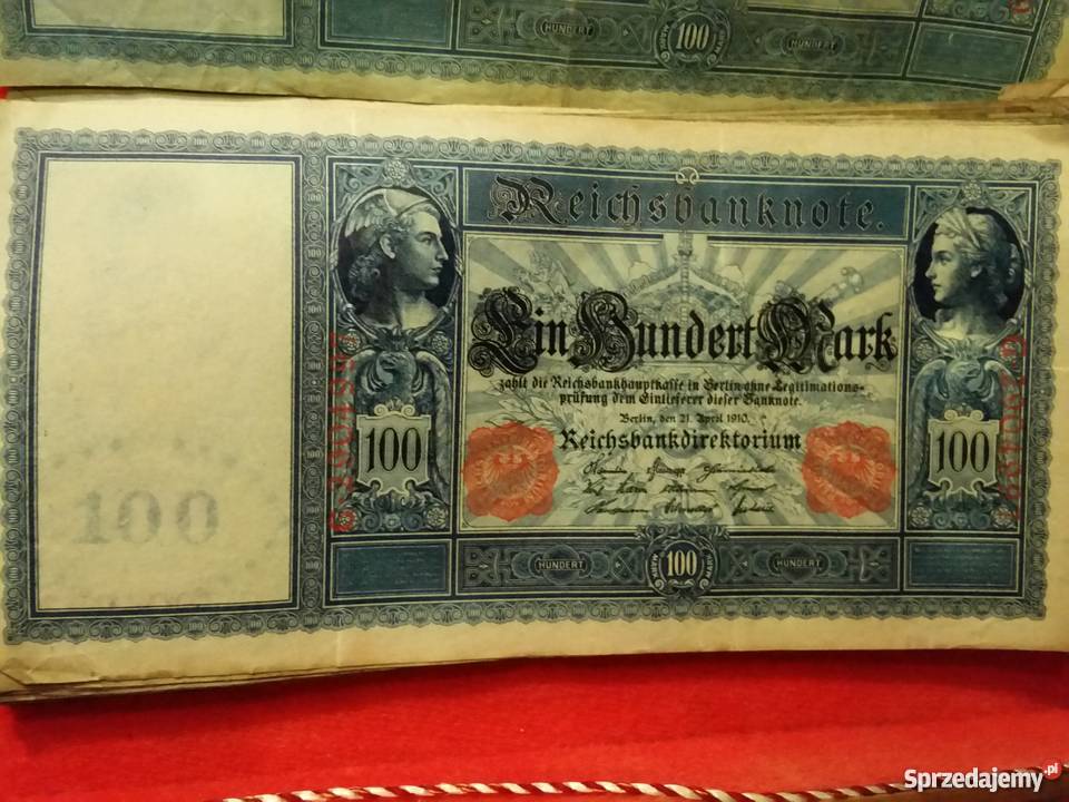 100 Marek Niemcy 1910 różne serie Numizmatyka Gorzów Wielkopolski