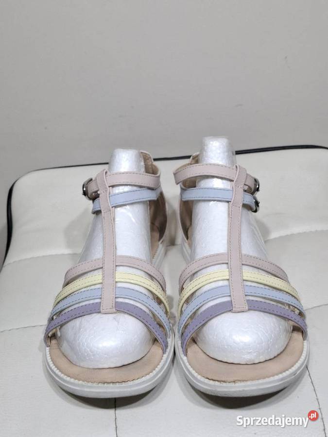 Sandały 38 damskie Geox Respira skórzane 24cm Moda i Styl Kraków