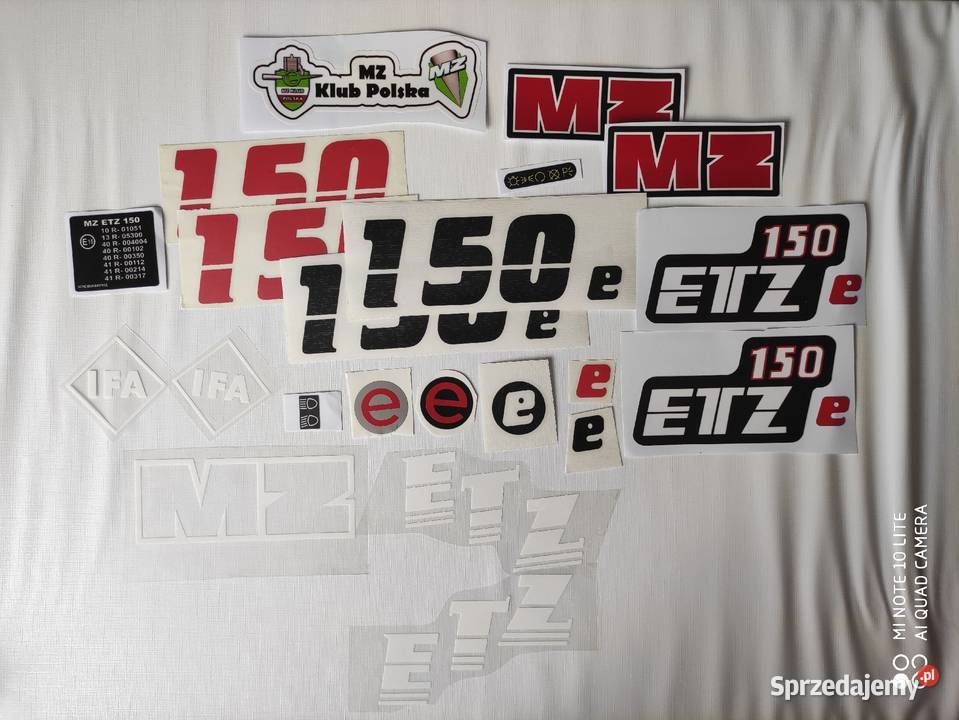 MZ logo na siedzenie IFA MZ ETZ prasowanka Przeworsk