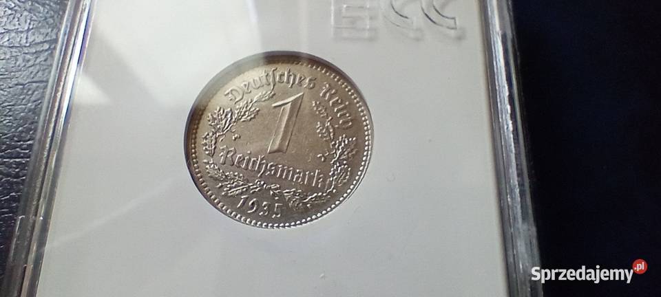 Stare monety 1 marka 1935 A grading Niemcy podkarpackie Lesko sprzedam