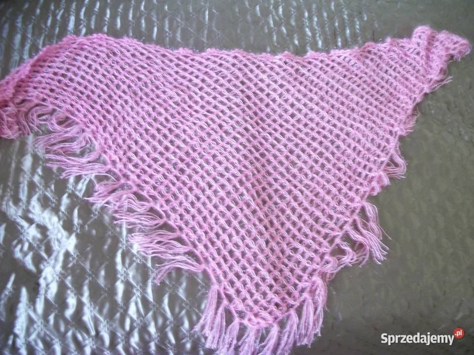 Chusta różowa podkarpackie Przemyśl