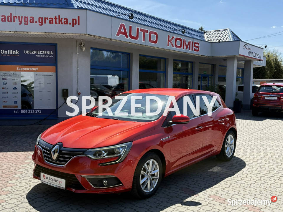 Renault Megane Rezerwacja IV 2016 VAT marża Tarnowskie Góry