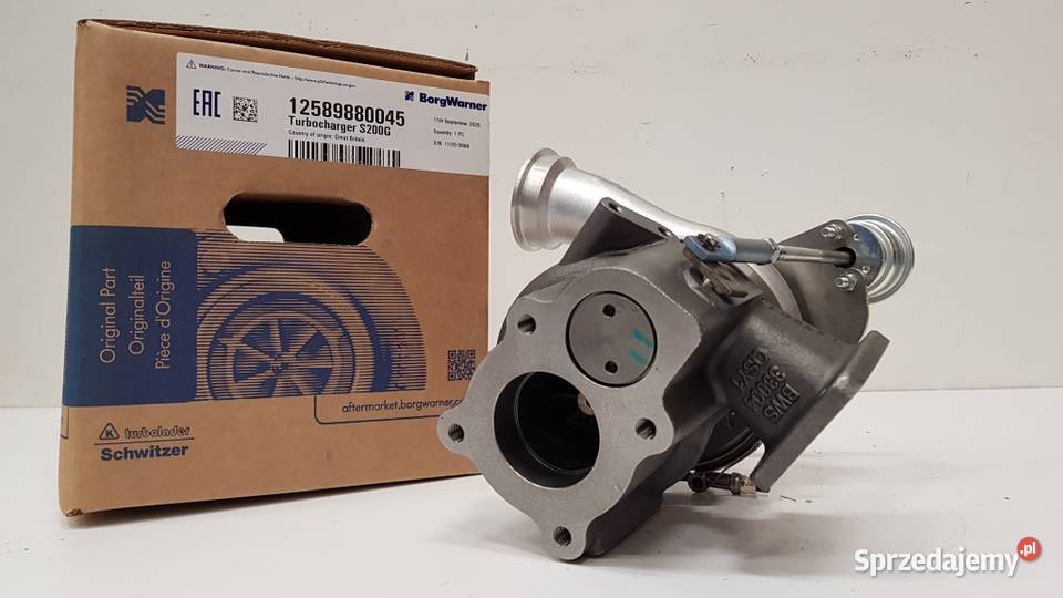 Nowa turbosprężarka BorgWarner KKK 12589880045 Pozostałe mazowieckie Siedlce