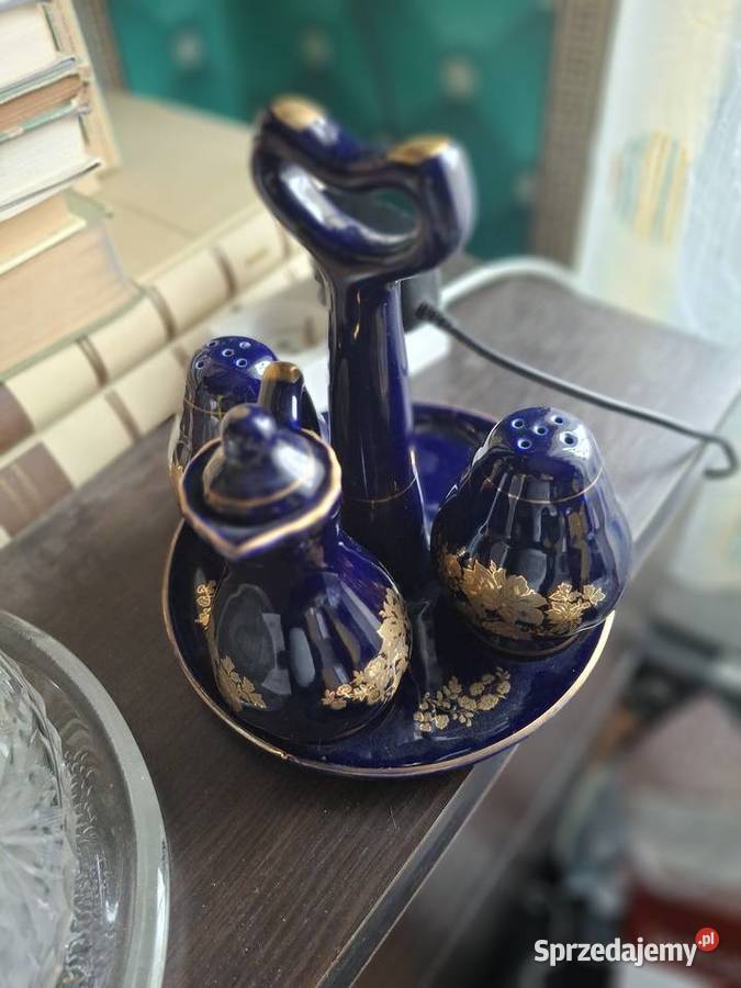 Kabaret porcelana kobalt