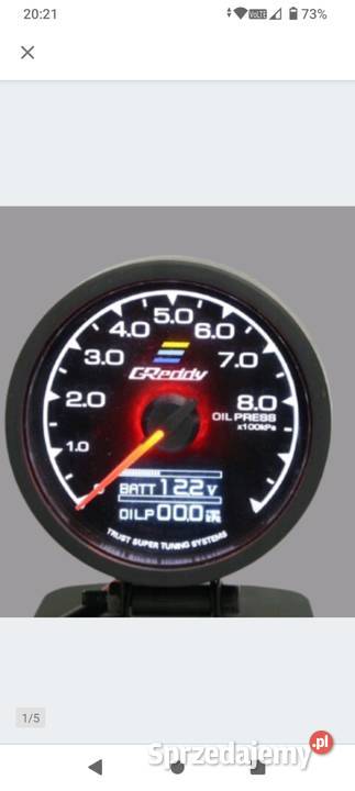 GREDDY Wskaźnik ciśnienia oleju temperatury Czujniki i kamery cofania Kwidzyn sprzedam