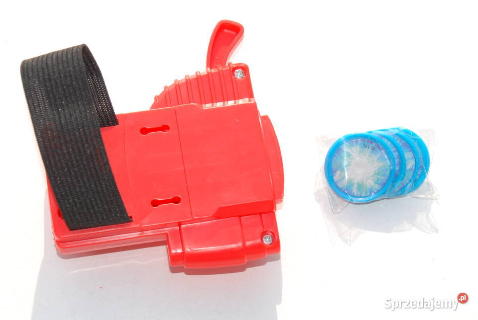 Stara zabawka plastikowy pistolet wyrzutnia Cieszyn