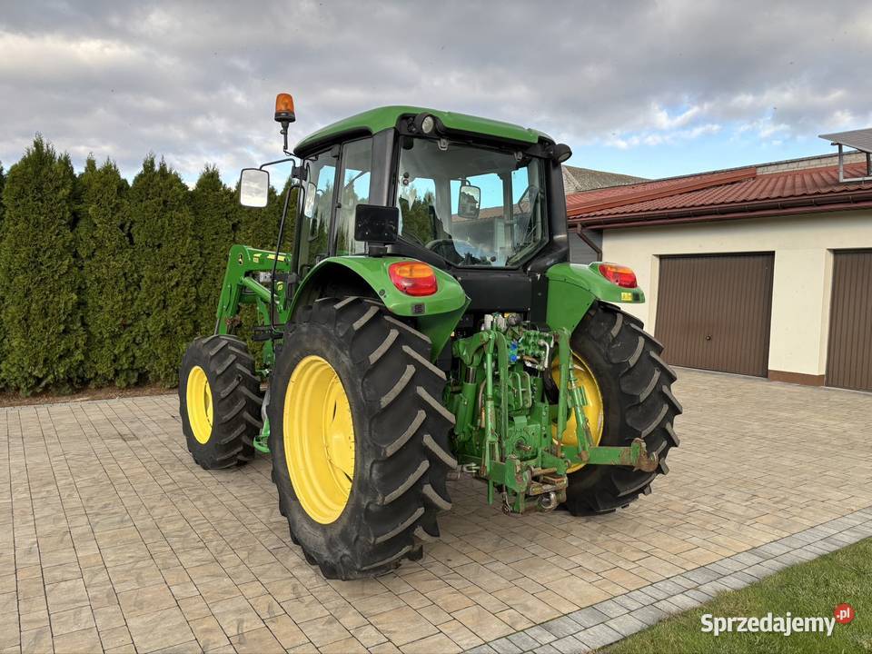John Deere 6130 z ładowaczem lubelskie Grabów Szlachecki