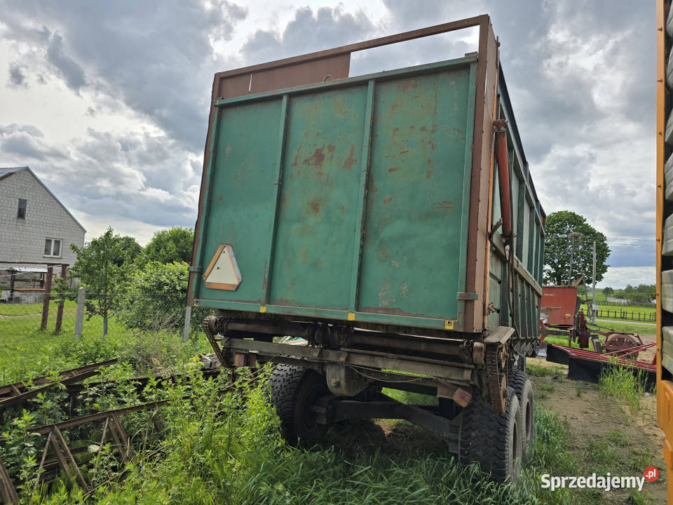Przyczepa samowyładowcza PRT11 do kukurydzy Maszyny rolnicze warmińsko-mazurskie Włosty sprzedam