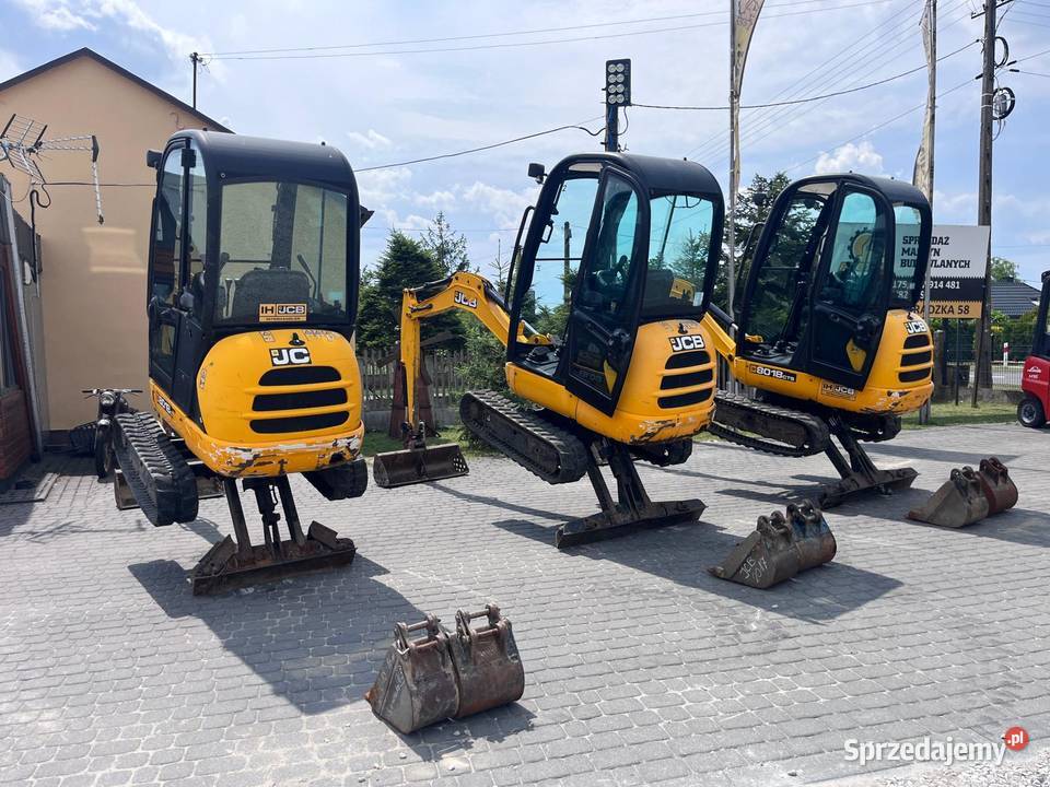 Mini koparka JCB 8018 z 2017r Ładna 1800 łódzkie Złoczew