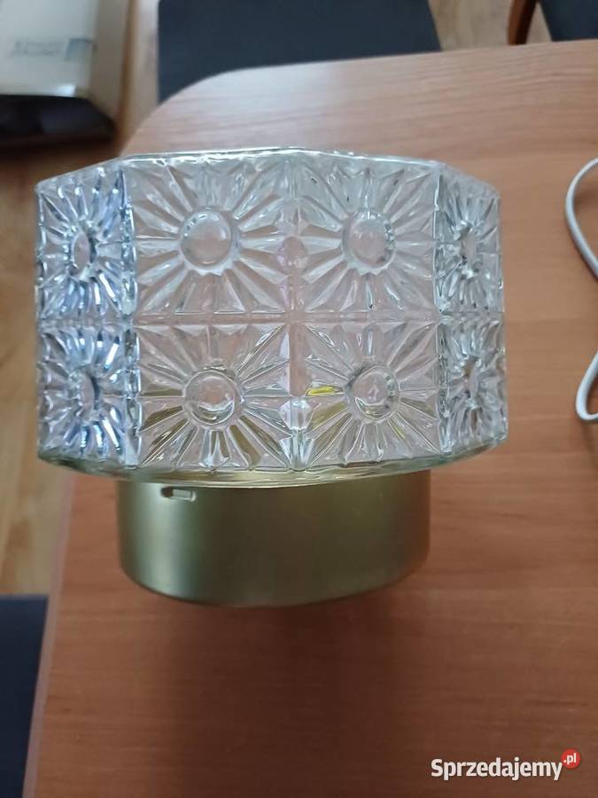 Retro plafon z 1968 roku Firmy Kamenick enov Lubań