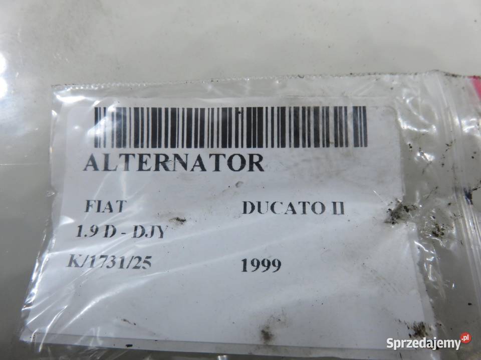 ALTERNATOR FIAT DUCATO II 19 D 9612262680