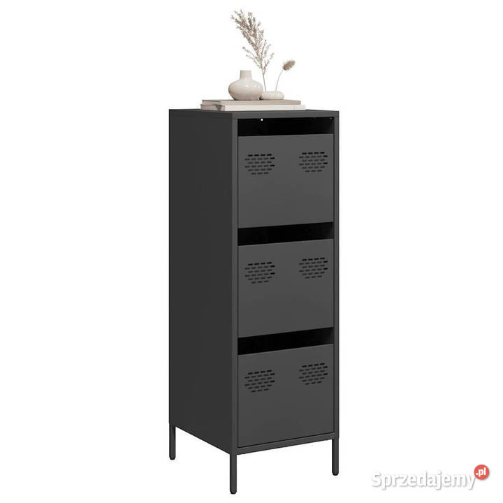 Szafka czarna 39x35x1035 stal WM851400 mazowieckie Warszawa