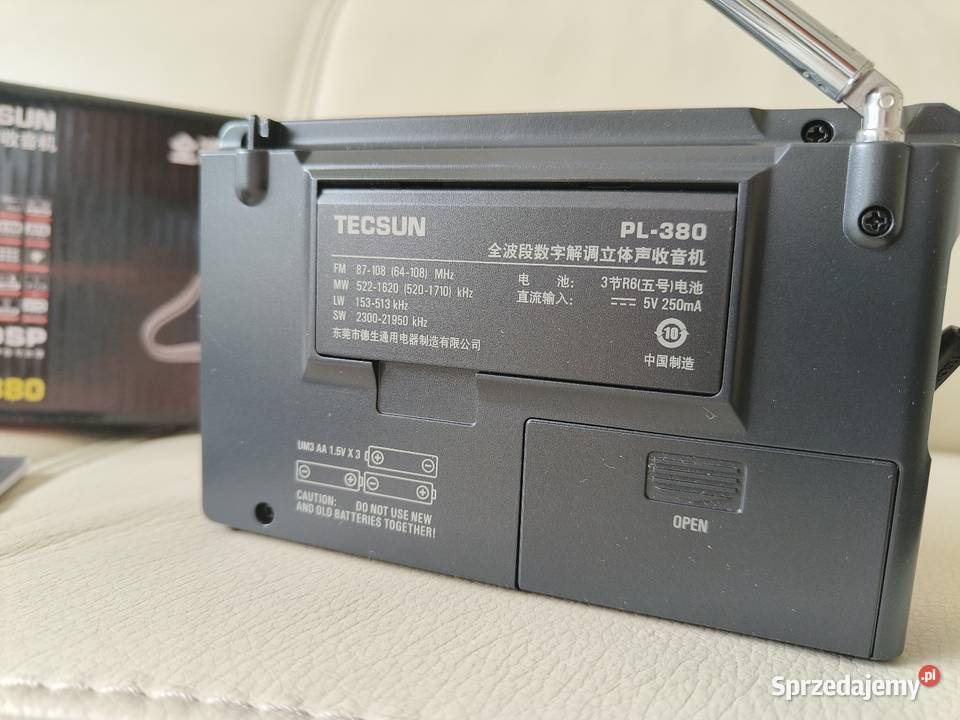 Radio FM globalne Tecsun 380 Łódź