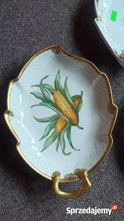 Patera listek B G Kjobenhavn Made in Denmark Porcelana i szkło Gdańsk