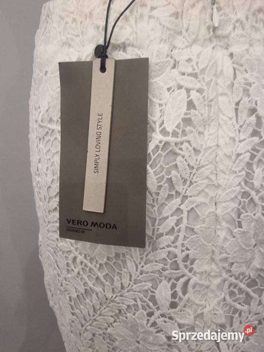 Biała spódnica koronkowa Vero Moda S Kraków