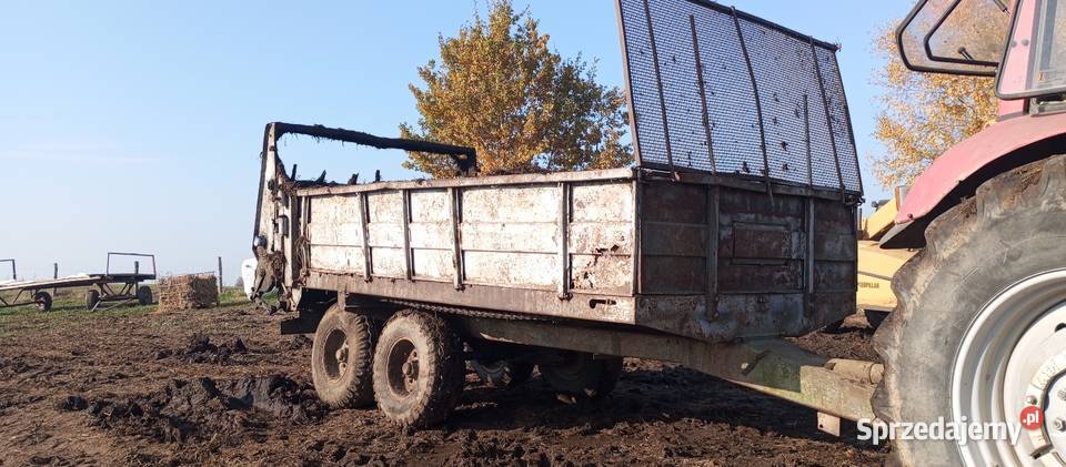 Rozrzutnik obornika tandem 6 t nieuszkodzony Świątki