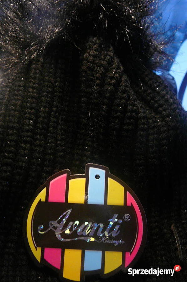 Czapka czarna Avanti Nowa Dla kobiet sprzedam