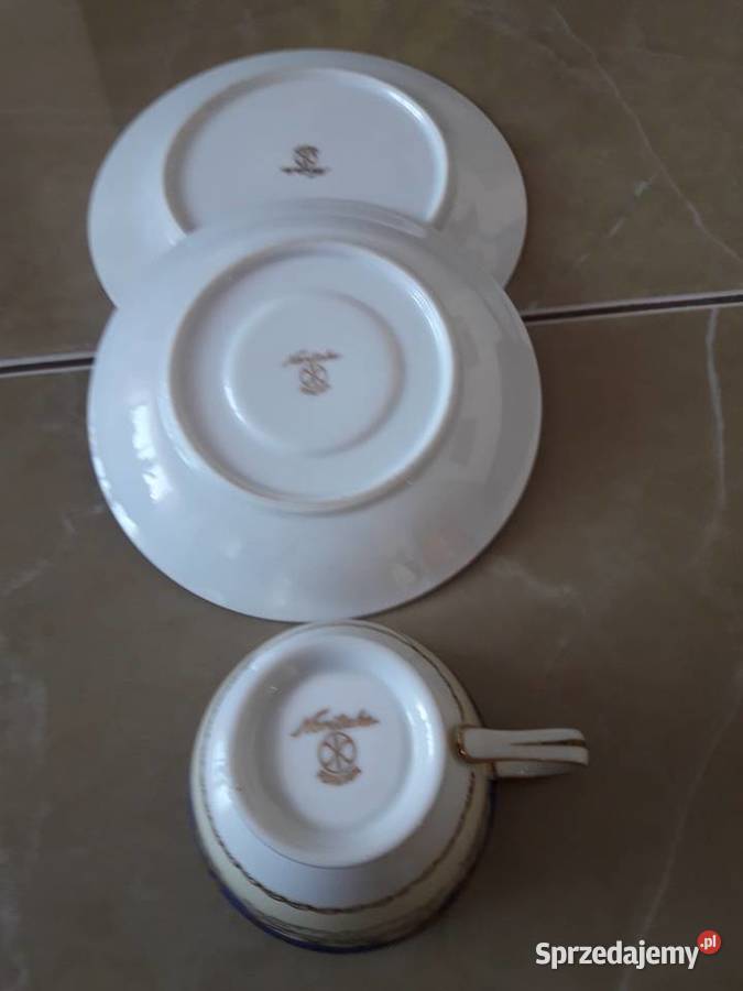 Zestaw trio porcelana Noritake Japonia lubelskie Janów Lubelski