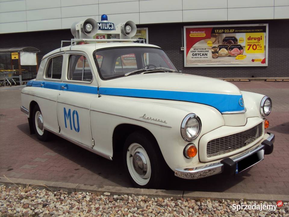 warszawa 203 milicja suuper MO zamiana 2100cm3 Pruszków