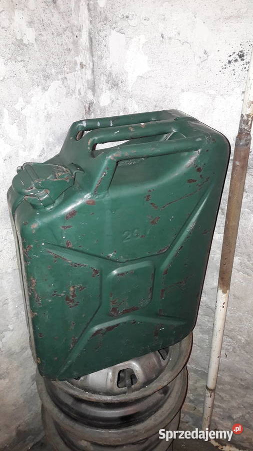 Kanister metalowy blaszany 20l Akcesoria samochodowe Głuchołazy