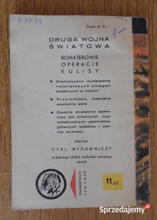 Żółty Tygrys Kierunek Zagłębie 1167 miękka