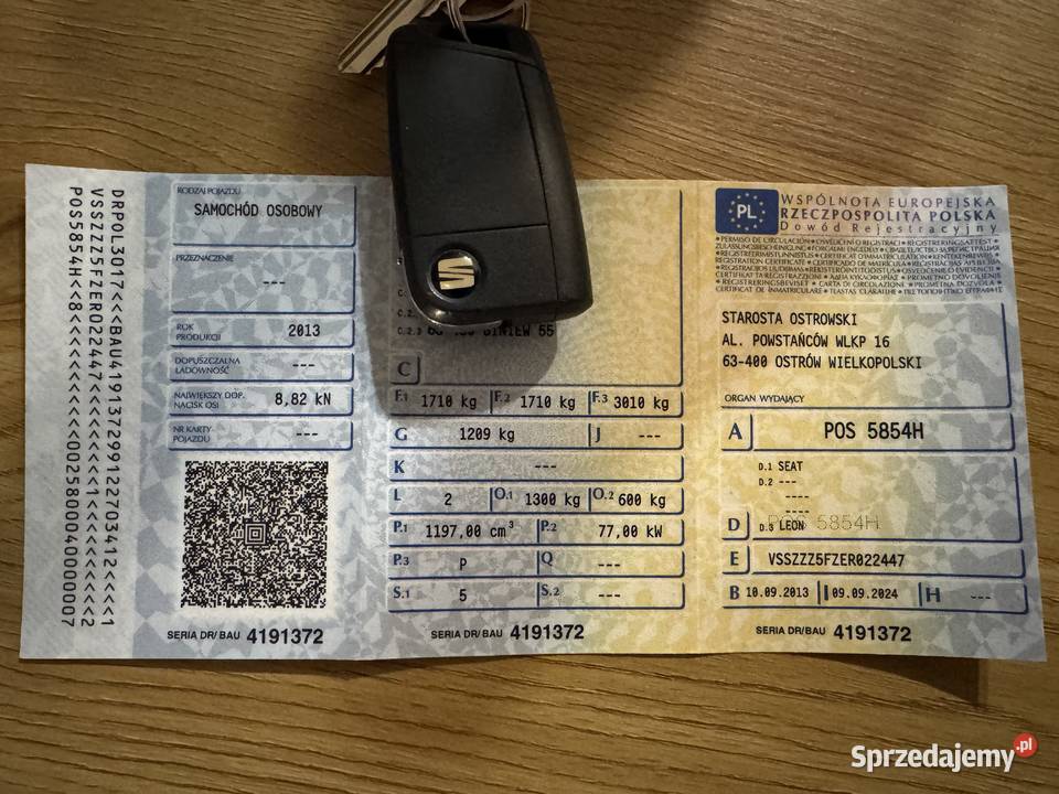 Seat Leon 3 12 TSI na pasku Leon Ostrów Wielkopolski