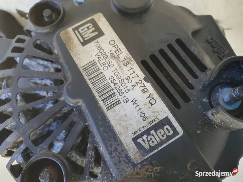 ALTERNATOR Opel Corsa C 13 CDTI 13117279YQ osobowe lubelskie Chełm sprzedam