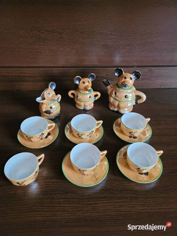 Disney zestaw do herbaty Borgfeldt Mickey Mous Białogard sprzedam