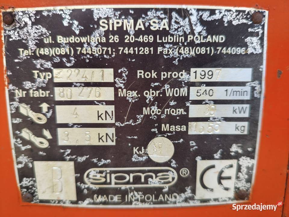 Prasa sipma z2241 Jedlińsk