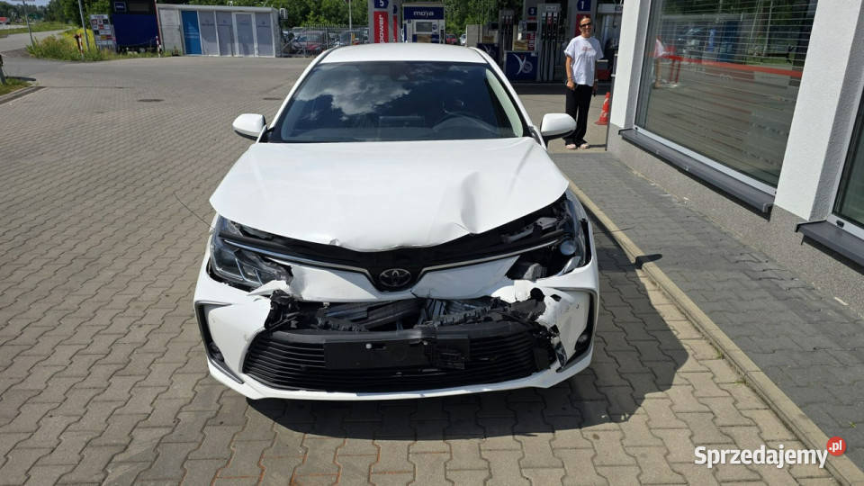 Toyota Corolla I Rejestracja 2021 Salon Odpala uszkodzony mazowieckie