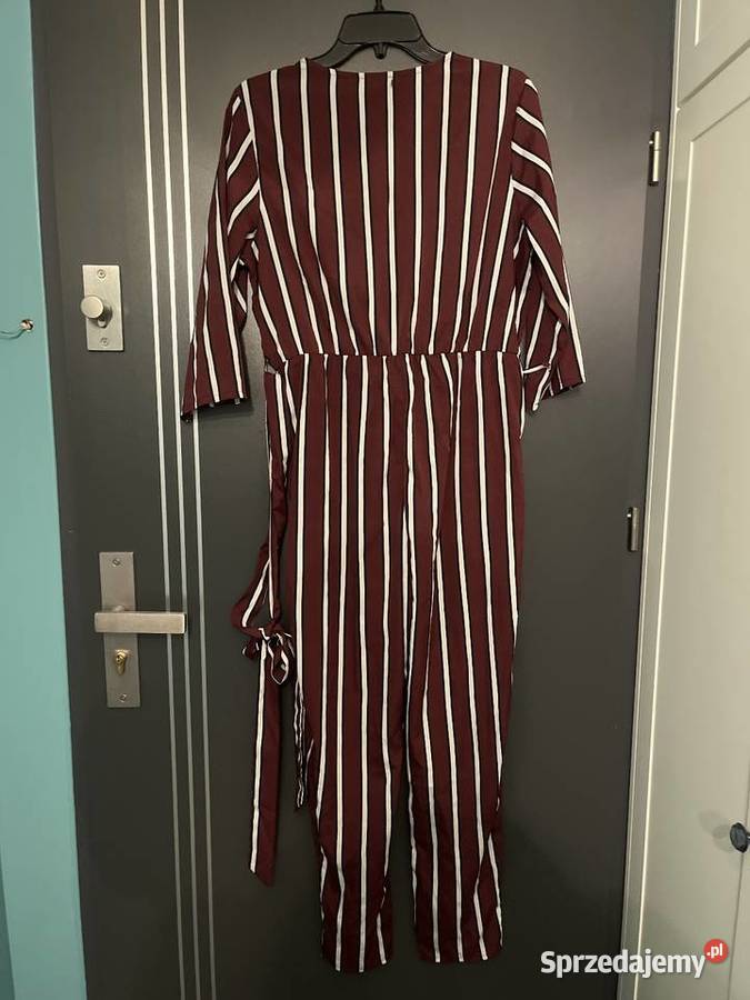 Boohoo kombinezon modny wzór paski nowy hit 44 Choszczno