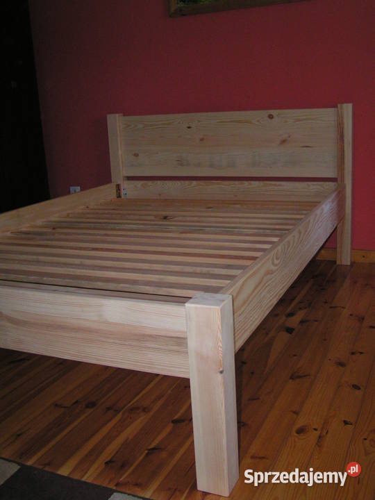 Łóżko sosnowe, na wymiar, bardzo solidne, 120x200