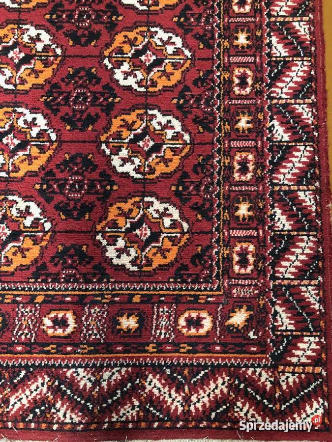 Duży dywan PRL vintage oryginał 1965 Kraków