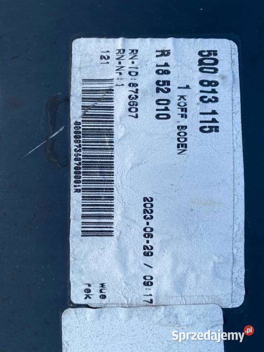 PODŁOGA BAGAŻNIKA VW GOLF 7 VII T ROC 5Q0813115