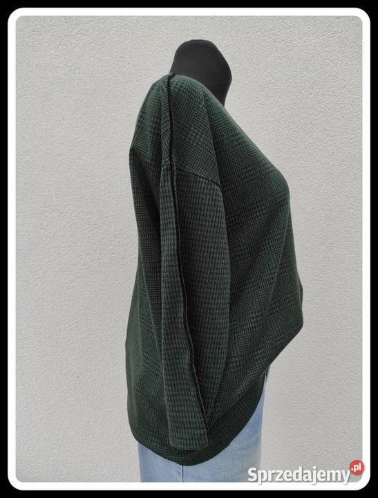 Marks Spencer bluzka butelkowa zieleń 44 XXL Kratka mazowieckie Płock