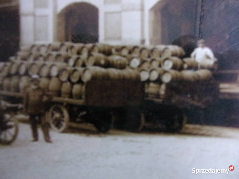 Firmowe foto browaru z początki XXw Radeberger Warszawa