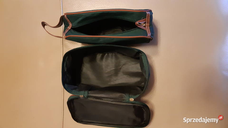 Zestaw dwóch kosmetyczek w kolorze zielonym zachodniopomorskie Szczecin