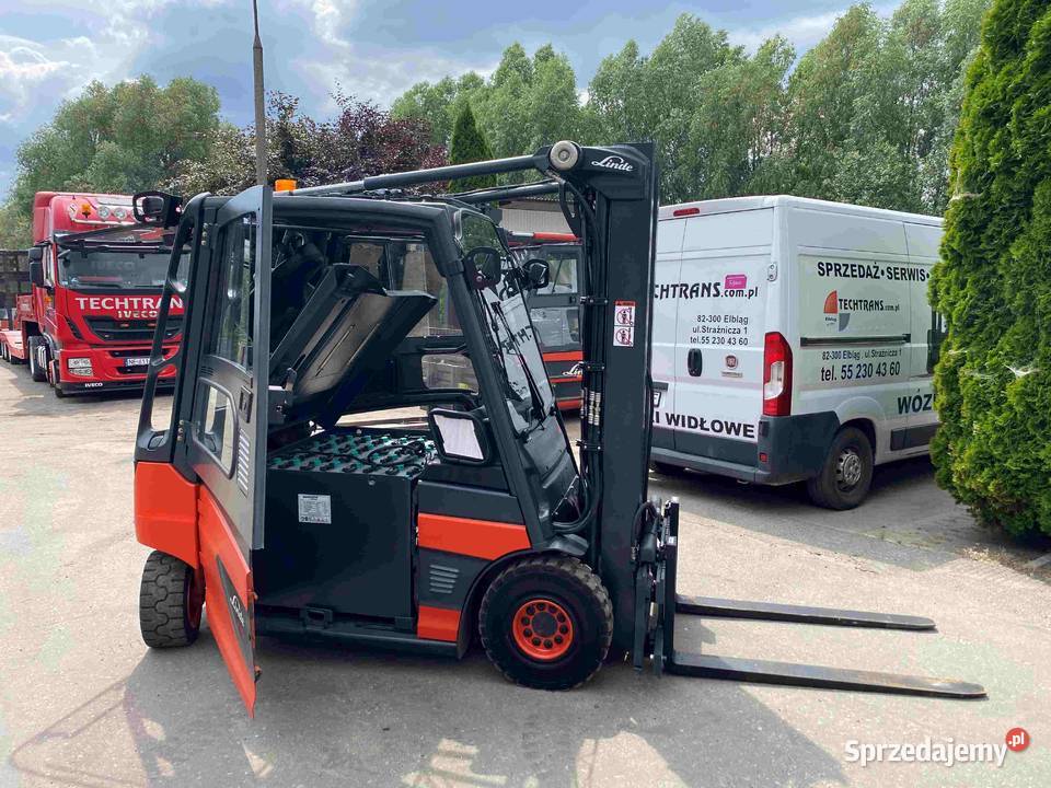 5 Ton Linde wózek widłowy elektryczny z Gdynia
