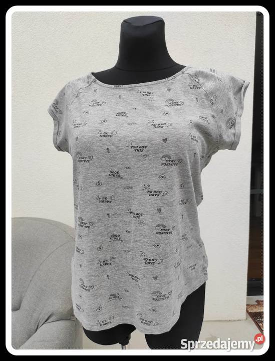 Sinsay koszulka bluzka tshirt 40 L 42 XL stay Płock