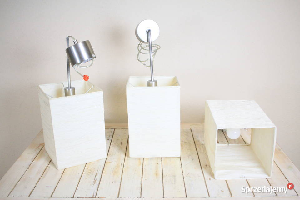 Lampy chińskie STYLOWE 3 sztuki biały