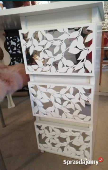 Stylowa toaletka biała lustrzana 3 szuflady Nowy Sącz