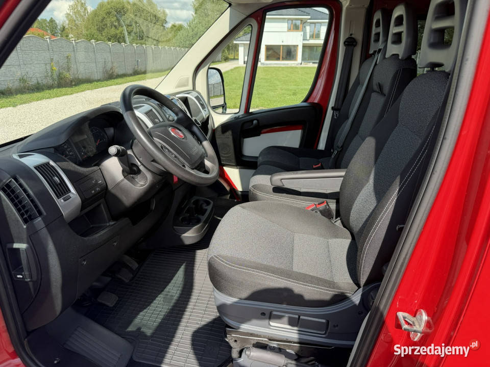 Fiat Ducato 7osob DokaBrygadowy 23130 L3H2 czerwony Fiat Daleszyce