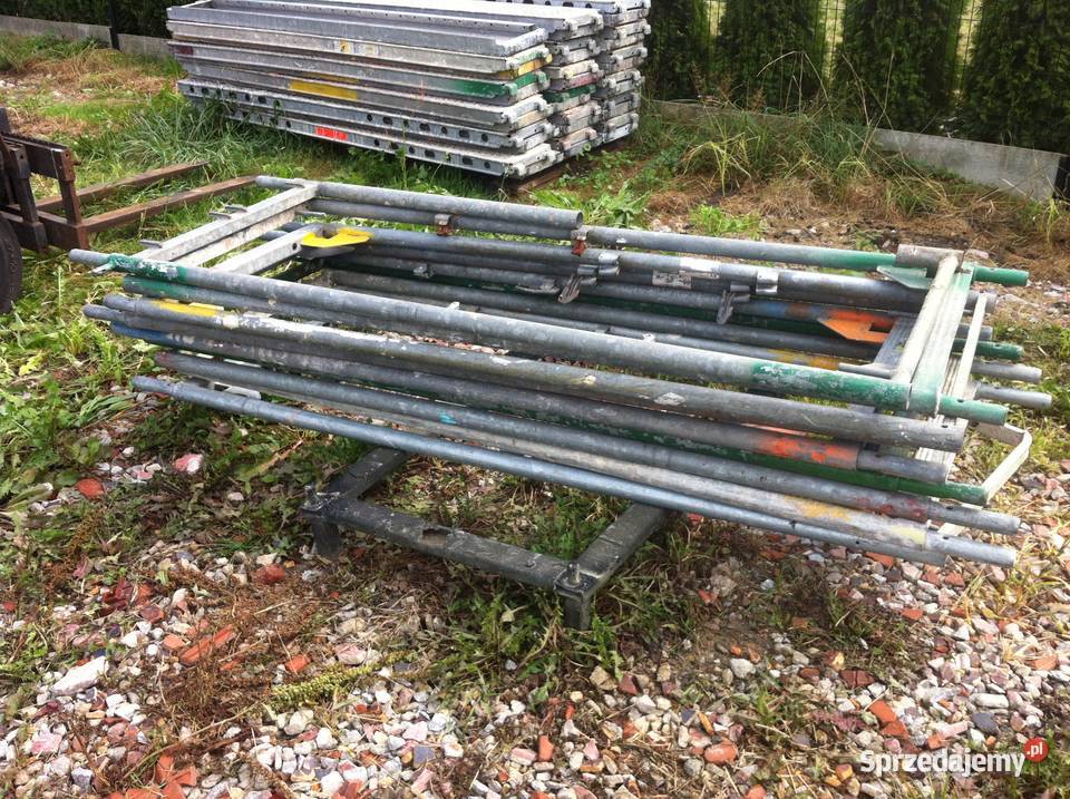 Rusztowanie 11420 m2 używane wymiary 1842x62m opolskie Stare Siołkowice