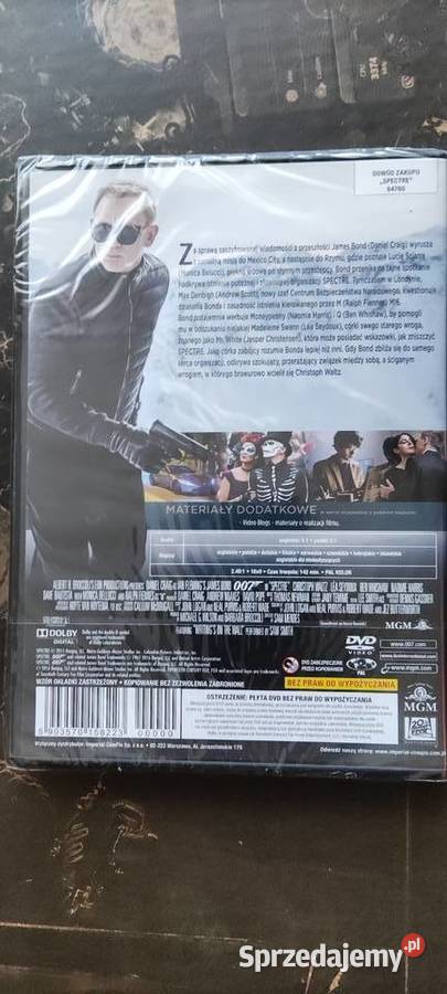 007 James Bond Spectre 2015 Filmy Gliwice