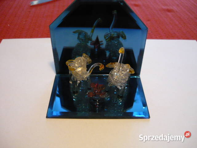 Słoniki szczęścia na szkle Myszków sprzedam