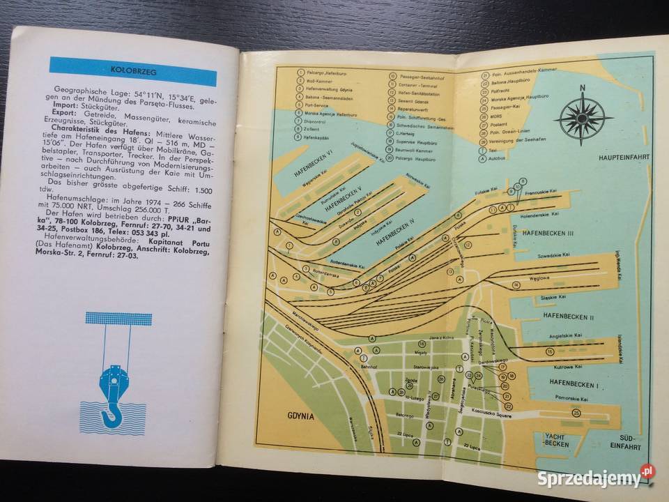 1183 Informator O Polskich Portach Morskich Szczecin sprzedam