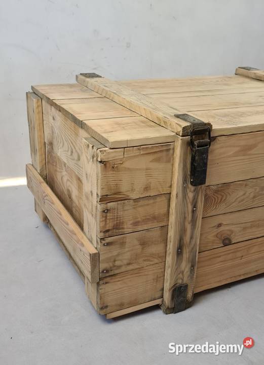 Skrzynia drewniana oszlifowana solidna 105x63x45 inny kolor Starogard Gdański