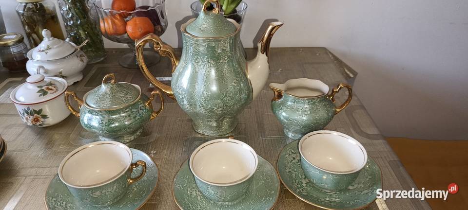 Stara porcelana Chodzież serwis kawowy Nysa